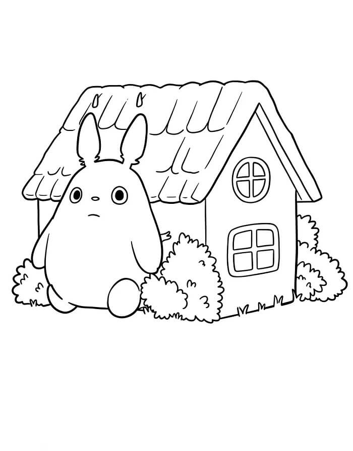 Můj Soused Totoro (7) omalovánka