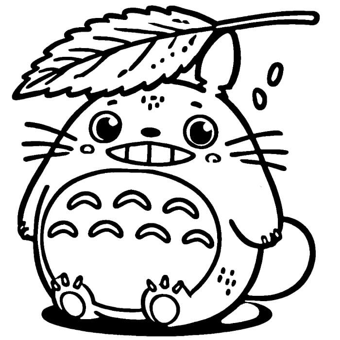 Můj Soused Totoro (9) omalovánka