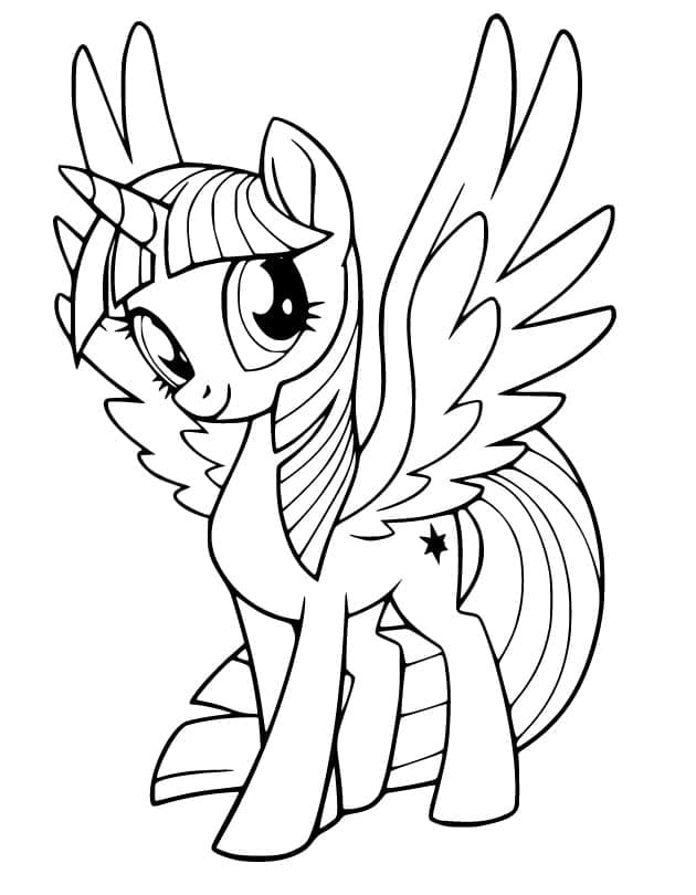 Můj malý Pony Zdarma Tisknutelný omalovánka