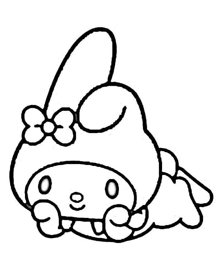 My Melody Zdarma pro Děti omalovánka