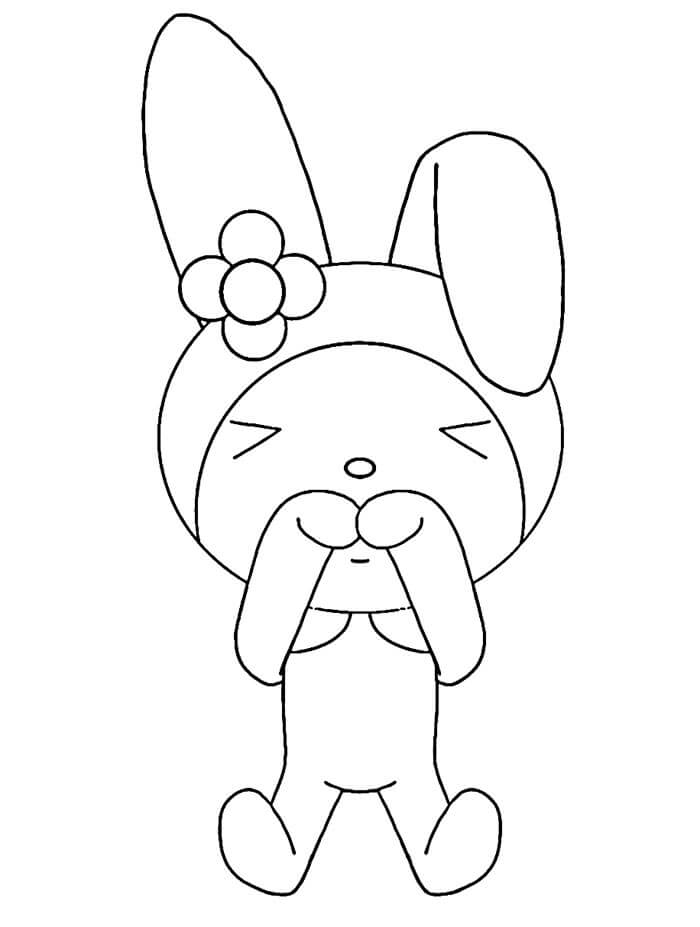 My Melody k Tisku omalovánka