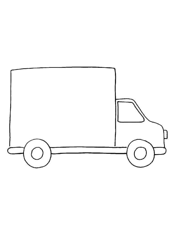 Nákladní Automobil (11) omalovánka