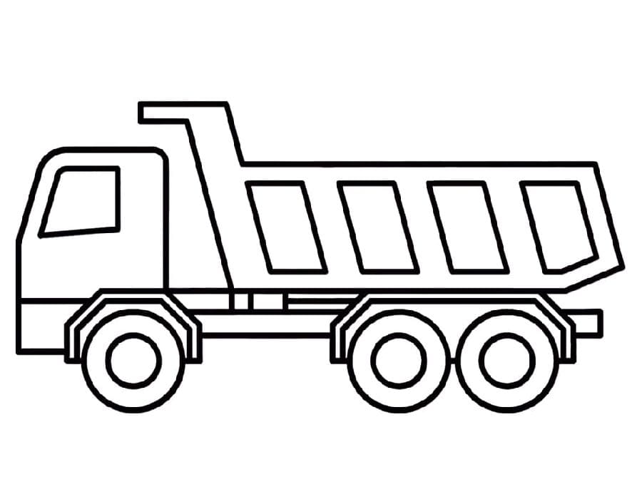 Nákladní Automobil (15) omalovánka