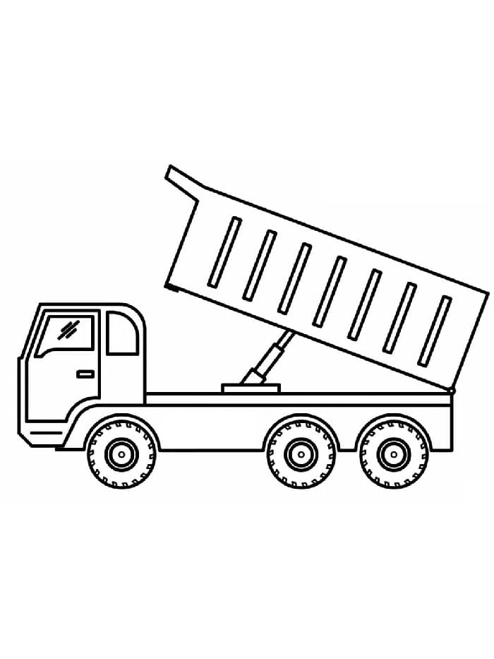 Nákladní Automobil (19) omalovánka