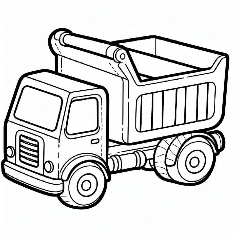 Nákladní Automobil (21) omalovánka