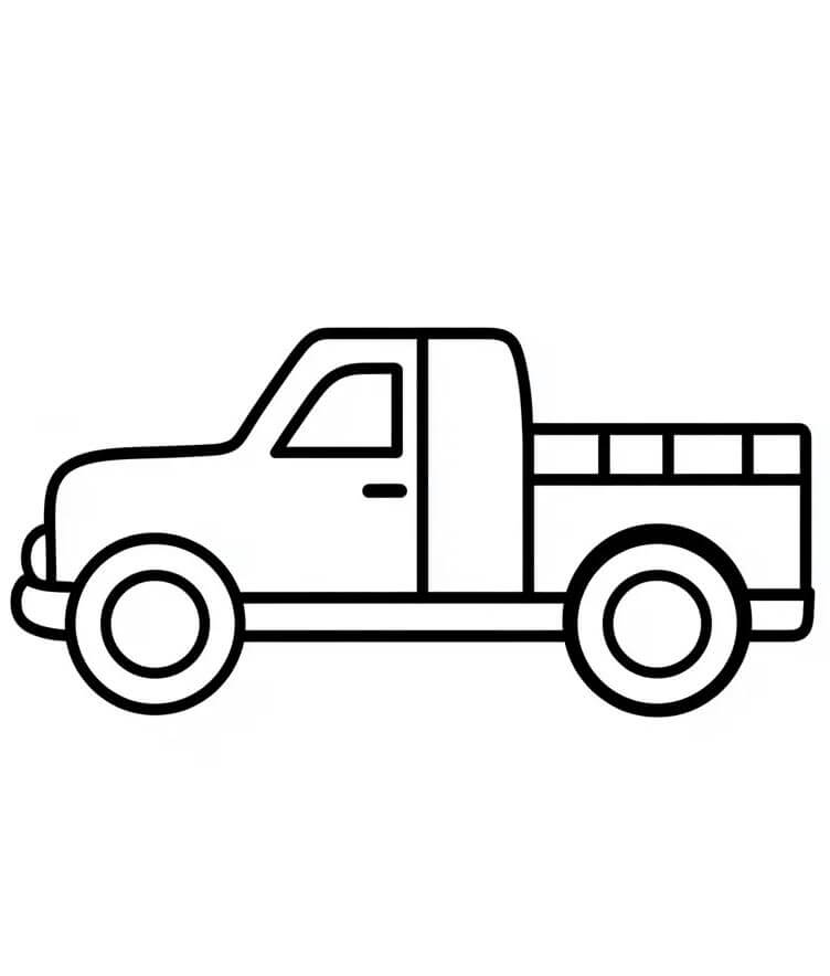 Nákladní Automobil (31) omalovánka