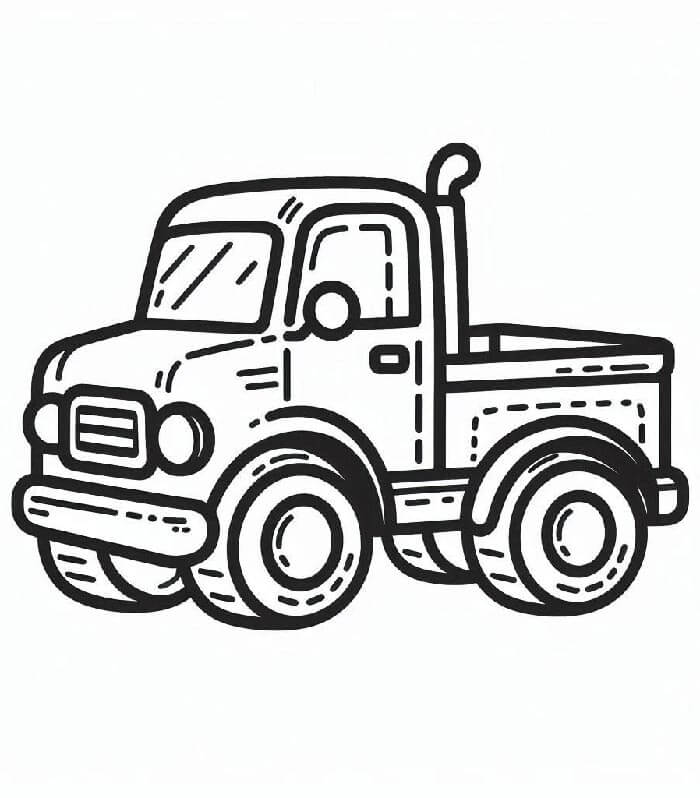 Nákladní Automobil (39) omalovánka