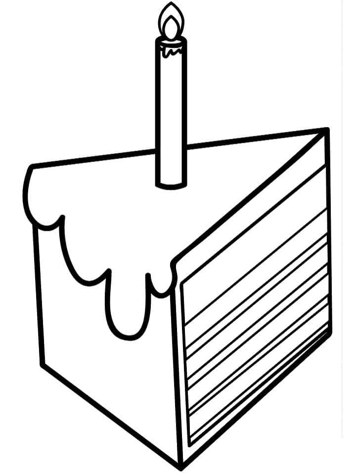 Narozeniny (5) omalovánka