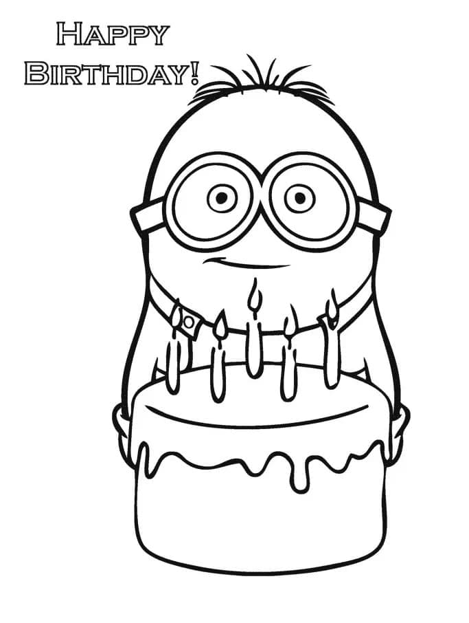 Narozeniny Zdarama omalovánka