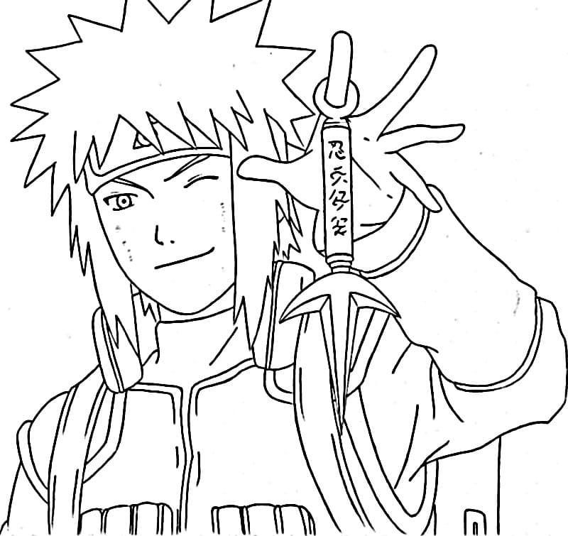 Naruto Tisknutelný omalovánka