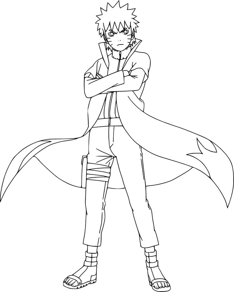 Naruto pro Děti omalovánka