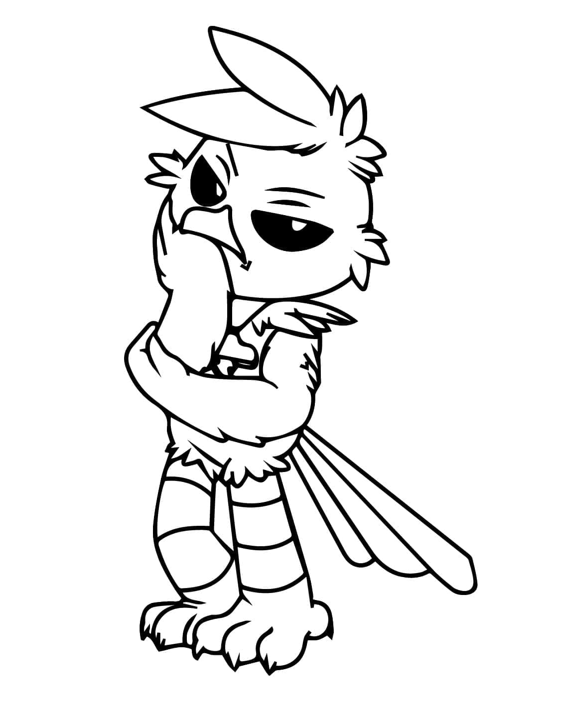 Nightmare Critters (14) omalovánka