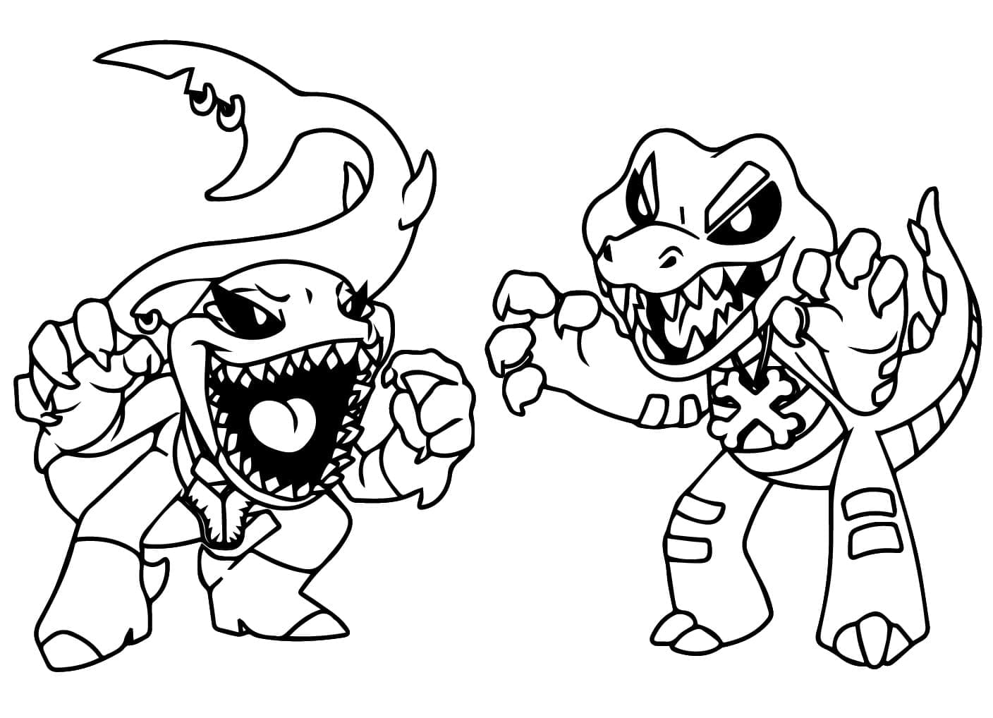 Nightmare Critters (3) omalovánka