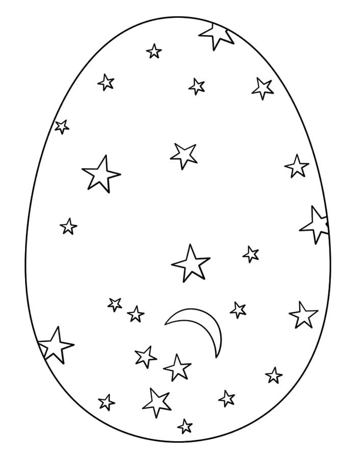 Normální Velikonoční vajíčko omalovánka