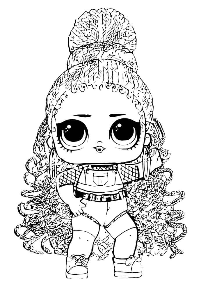 Okouzlující LOL Panenka omalovánka