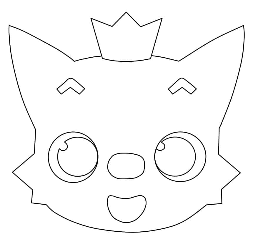 Okouzlující Pinkfong omalovánka