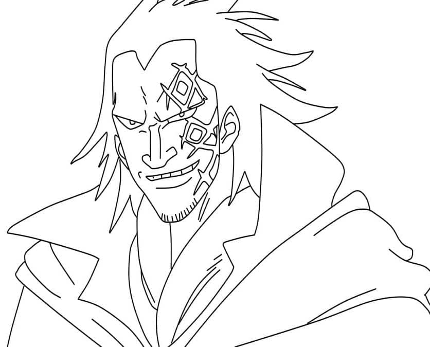 One Piece Tisknutelné pro Děti omalovánka