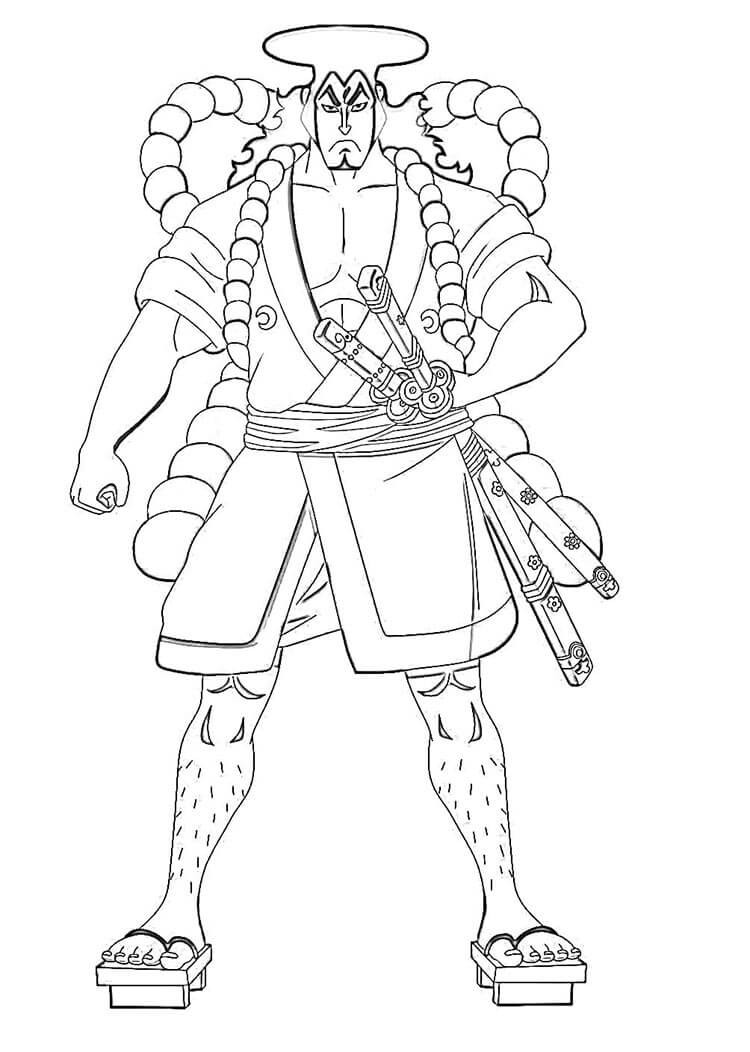 One Piece pro 3leté Děti omalovánka