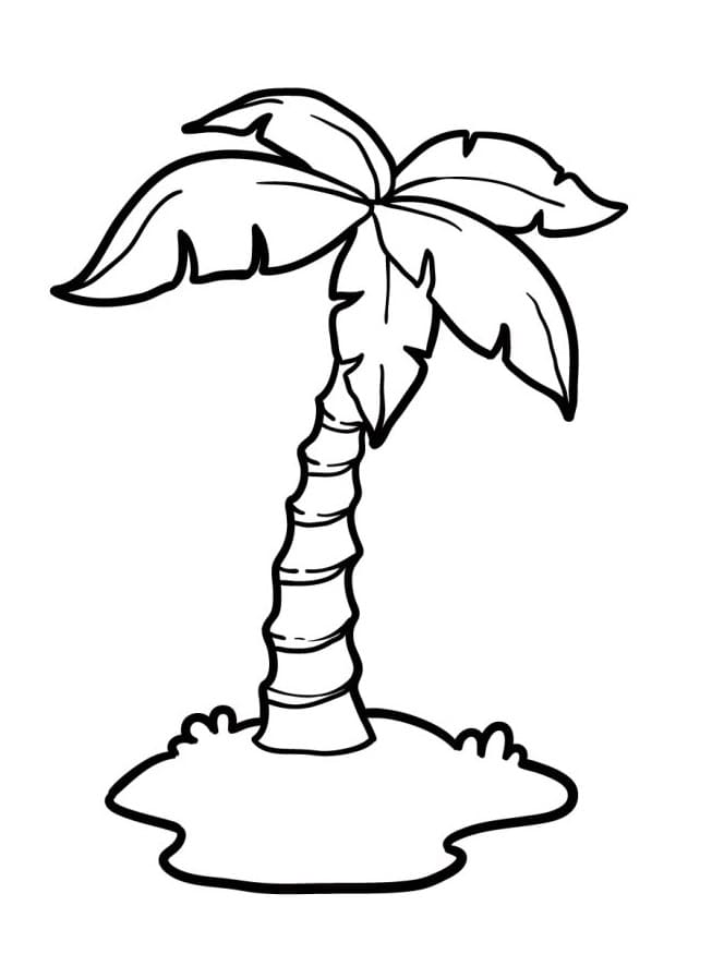 Palma Tisknutelná pro Děti omalovánka