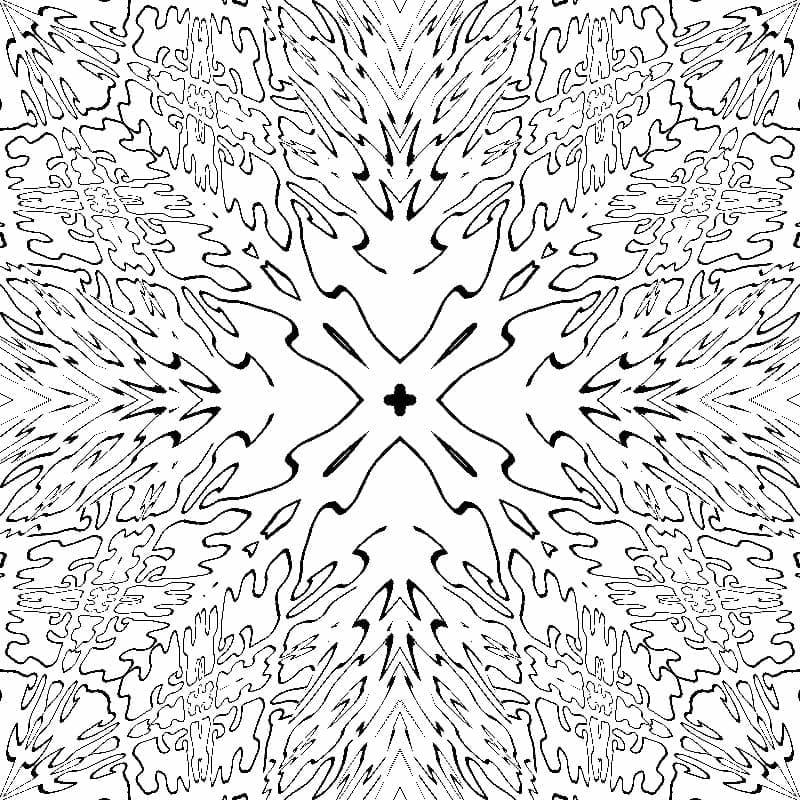 Pěkný Abstraktní omalovánka