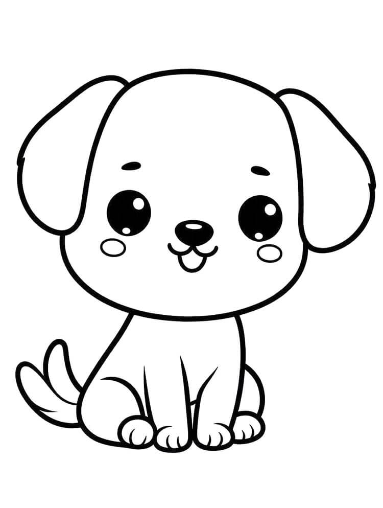 Pes k Tisku omalovánka