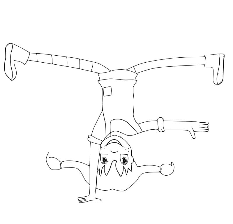 Pipi Dlouhá Punčocha (18) omalovánka