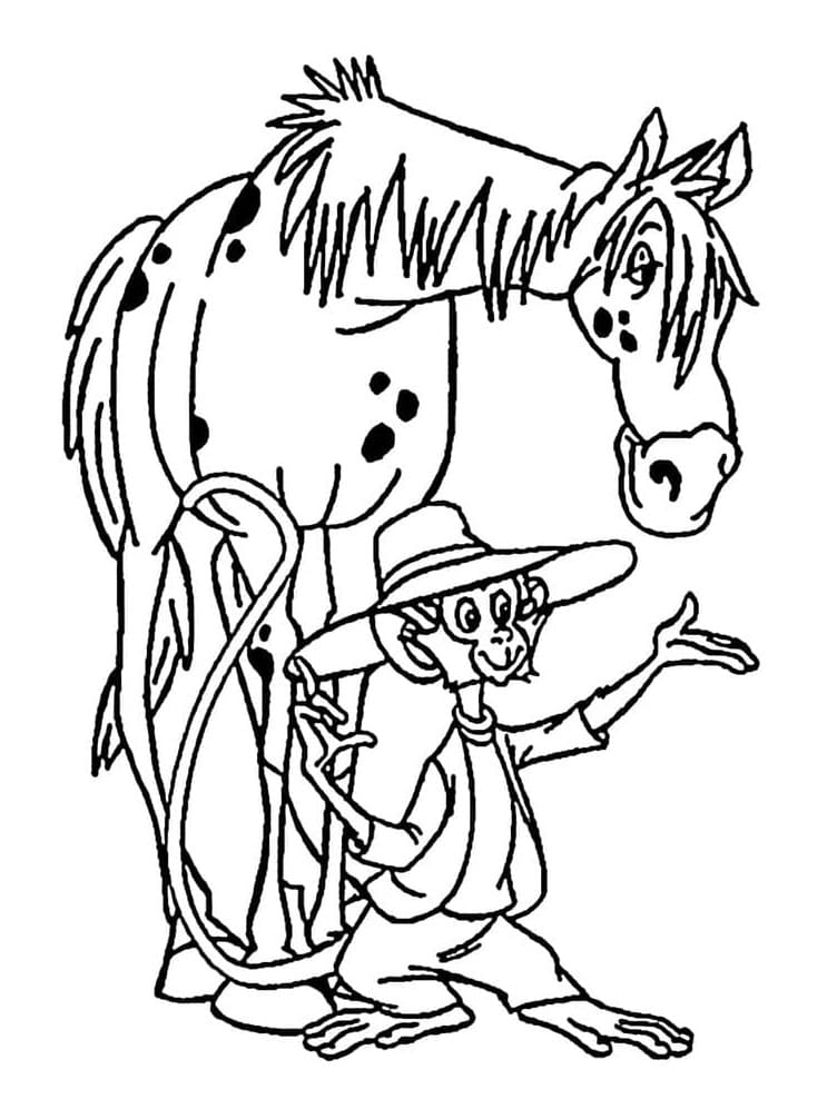 Pipi Dlouhá Punčocha (19) omalovánka