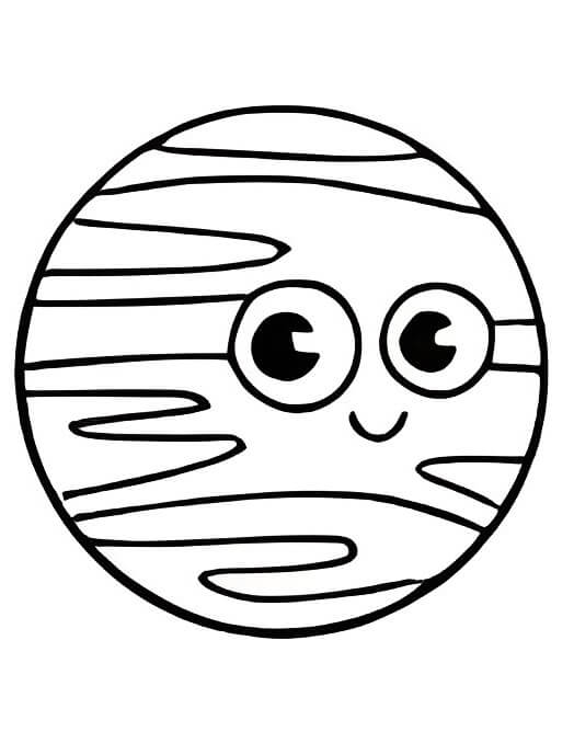 Planeta Vymalovatelné pro Děti omalovánka