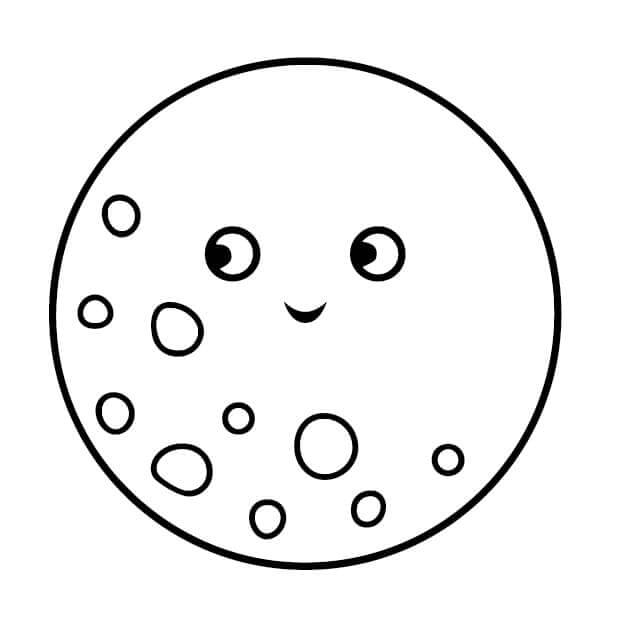 Planeta pro 4leté Děti omalovánka