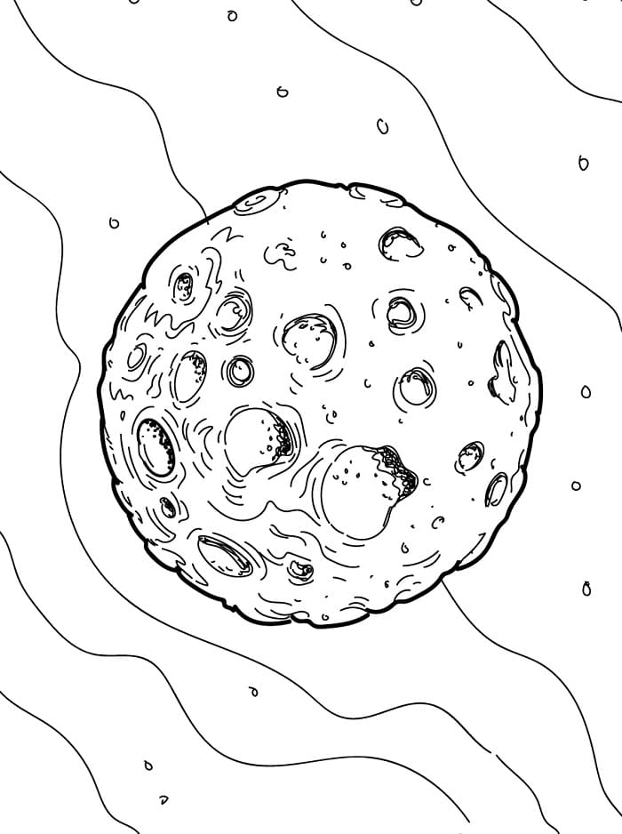 Planeta pro 5leté Děti omalovánka