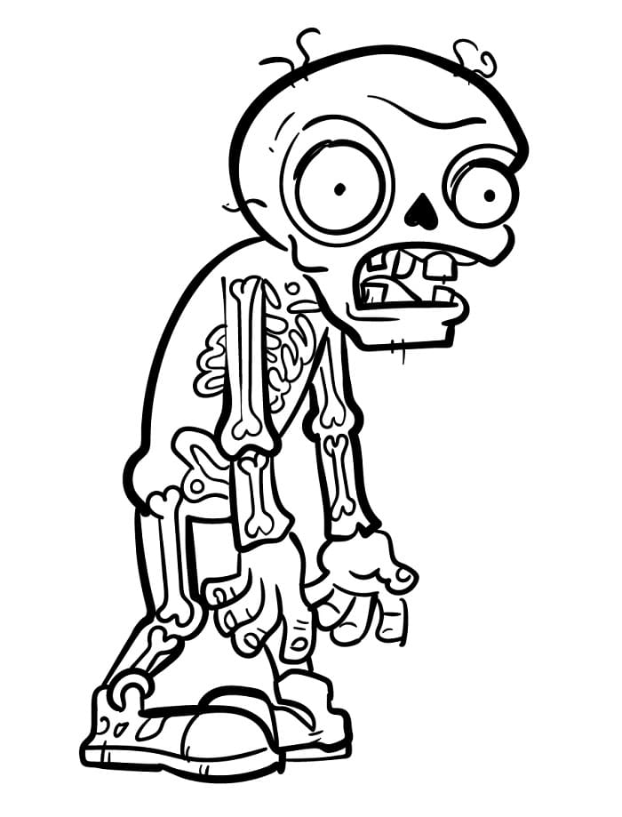 Plants vs Zombies (1) omalovánka