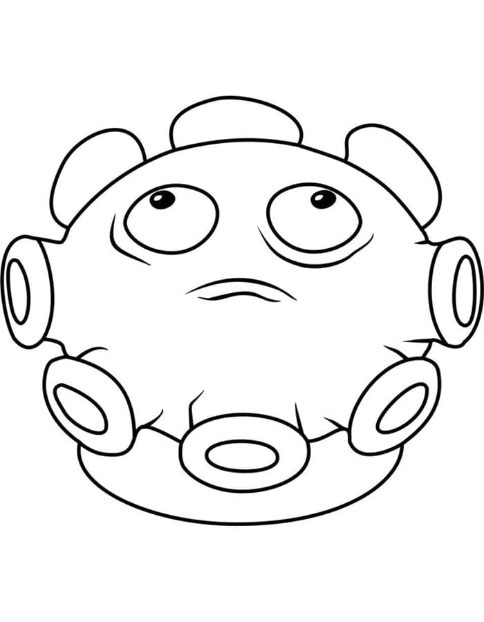 Plants vs Zombies (13) omalovánka