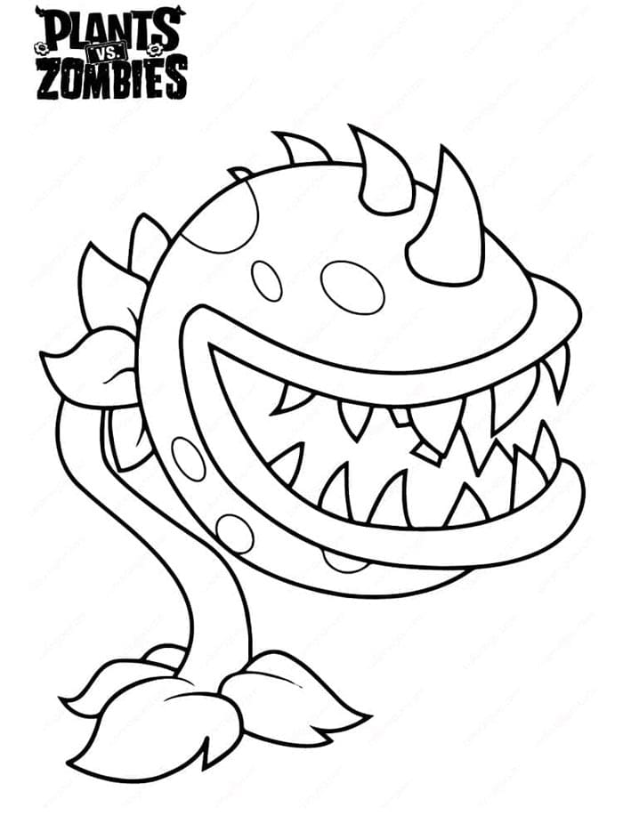 Plants vs Zombies (17) omalovánka