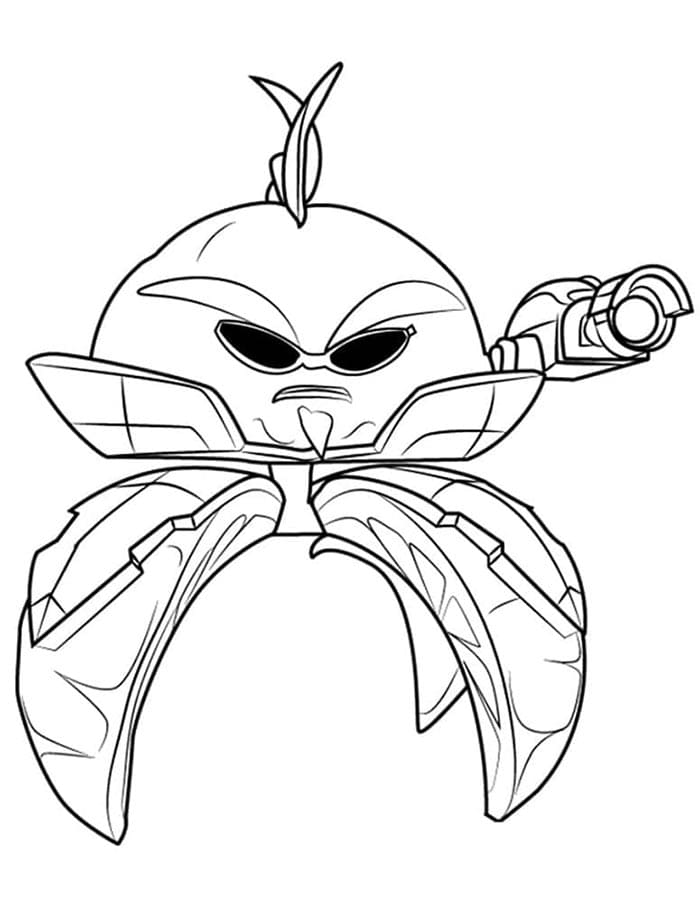 Plants vs Zombies (21) omalovánka