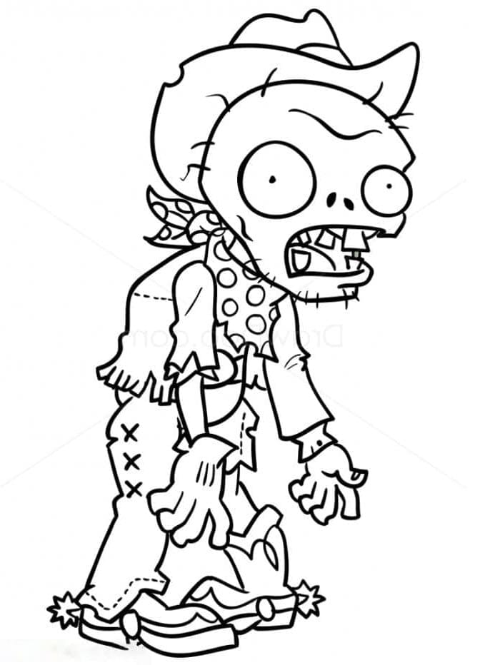 Plants vs Zombies (23) omalovánka