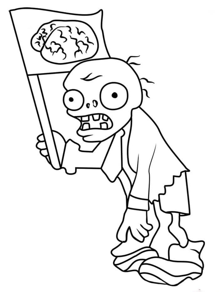 Plants vs Zombies (26) omalovánka