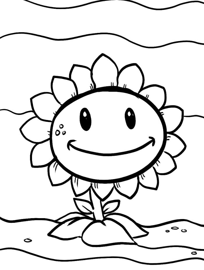 Plants vs Zombies (3) omalovánka