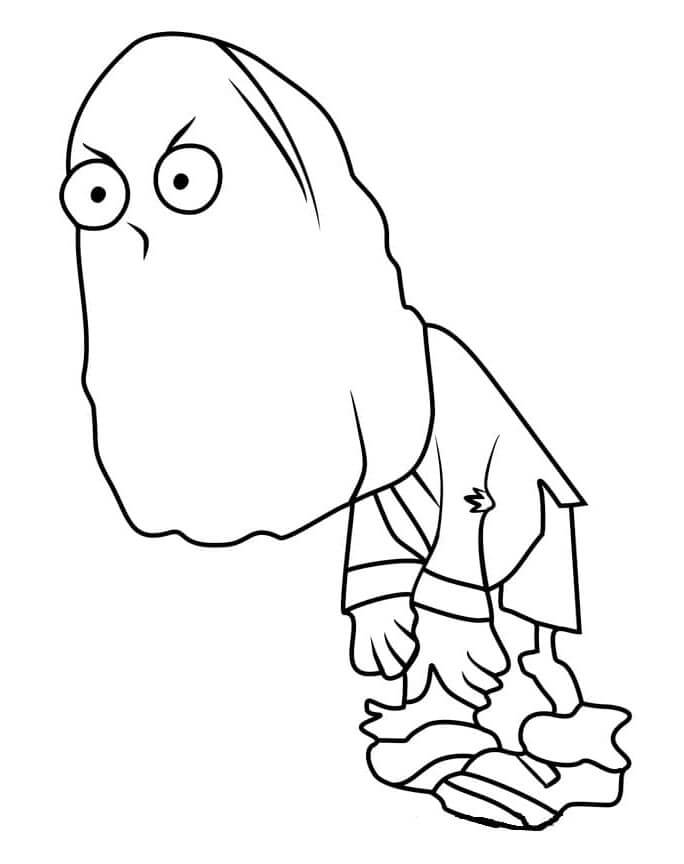 Plants vs Zombies (31) omalovánka