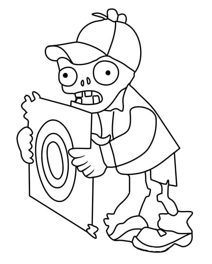 Plants vs Zombies (33) omalovánka