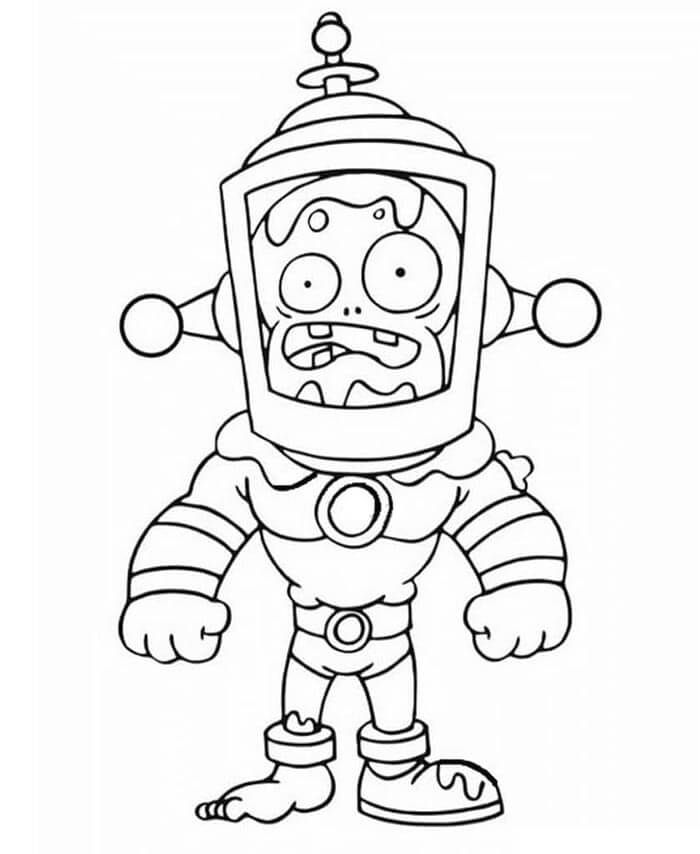 Plants vs Zombies (36) omalovánka