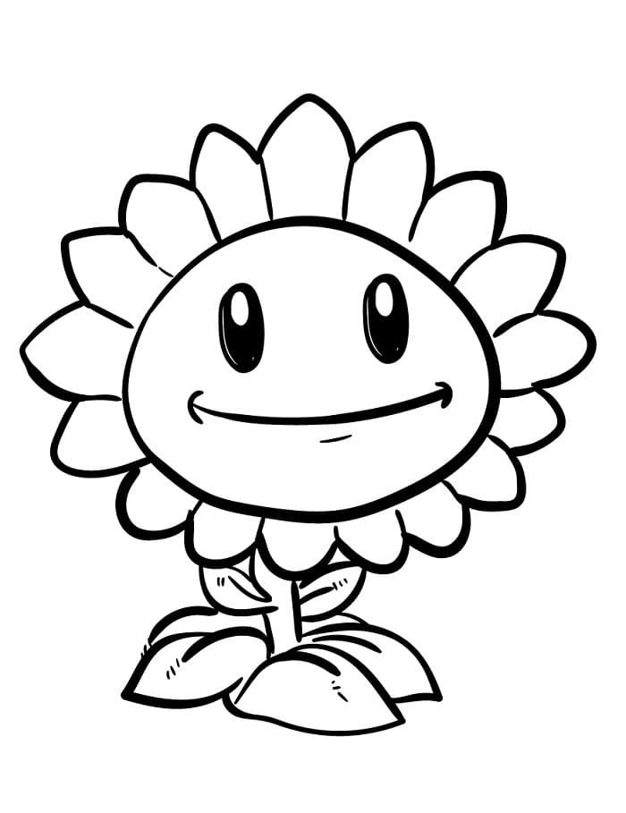 Plants vs Zombies (4) omalovánka