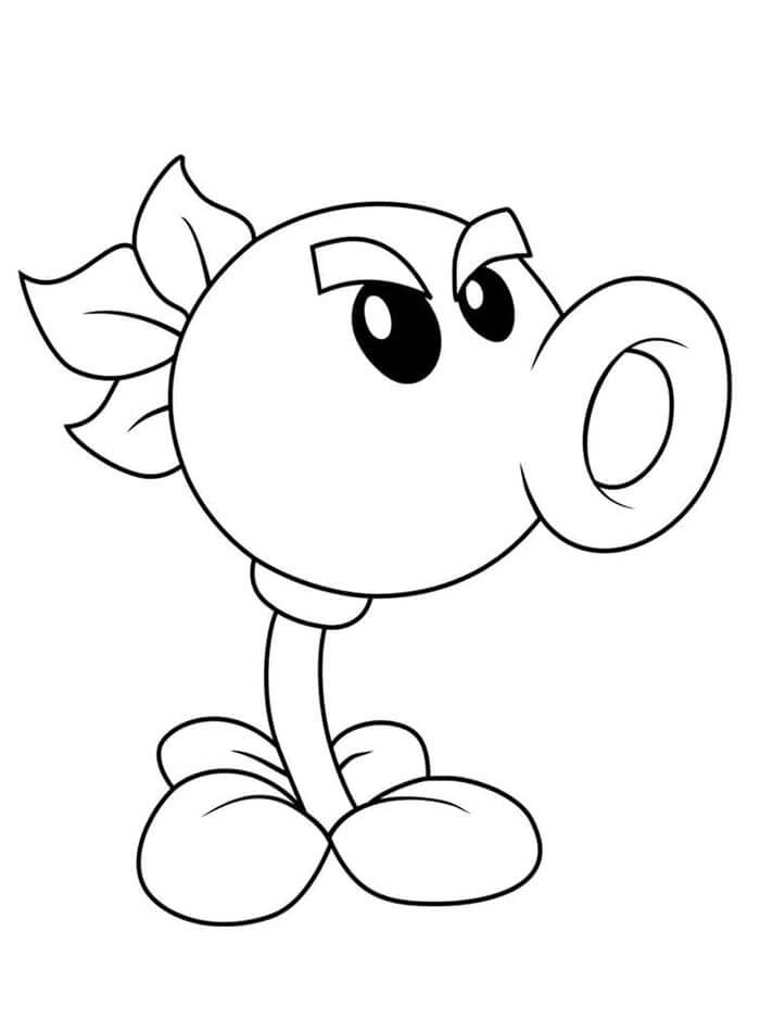 Plants vs Zombies (43) omalovánka