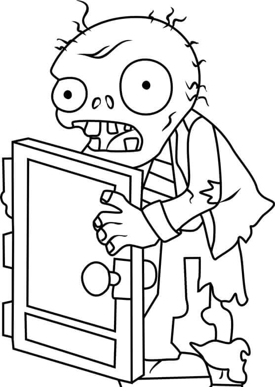 Plants vs Zombies (45) omalovánka