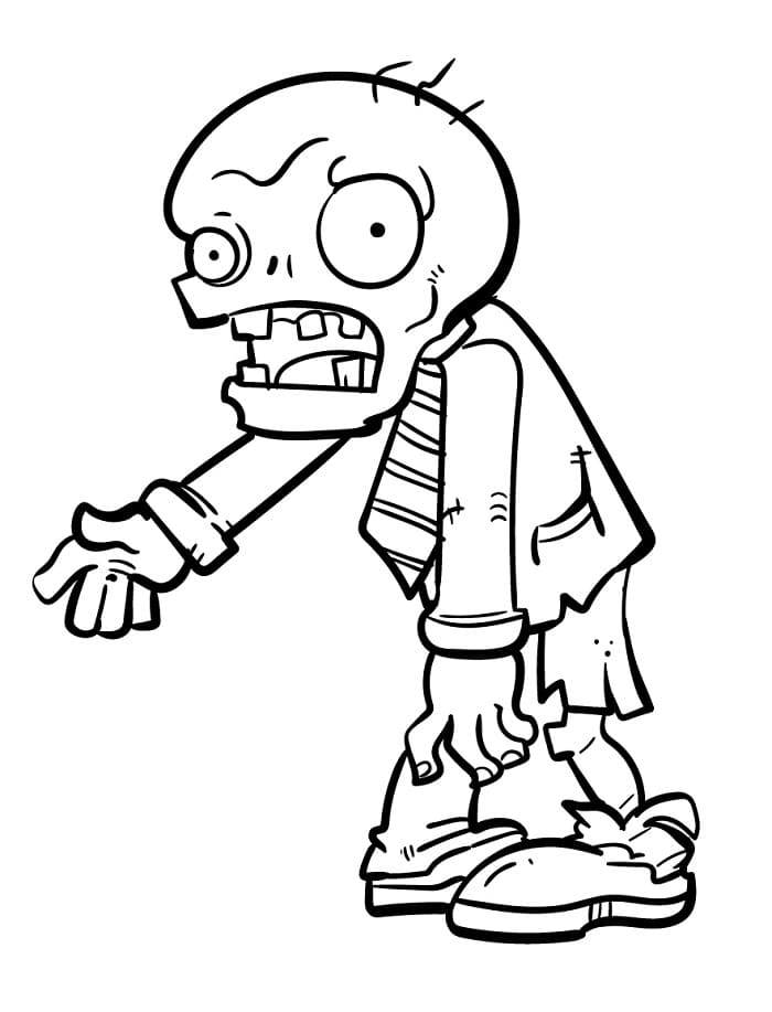 Plants vs Zombies (5) omalovánka