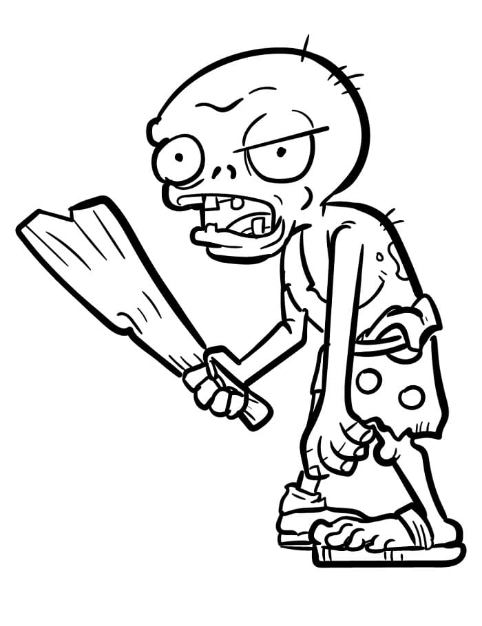 Plants vs Zombies omalovánky