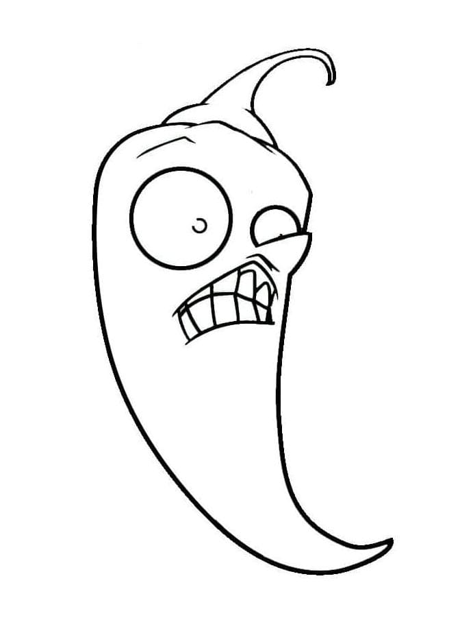 Plants vs Zombies (8) omalovánka