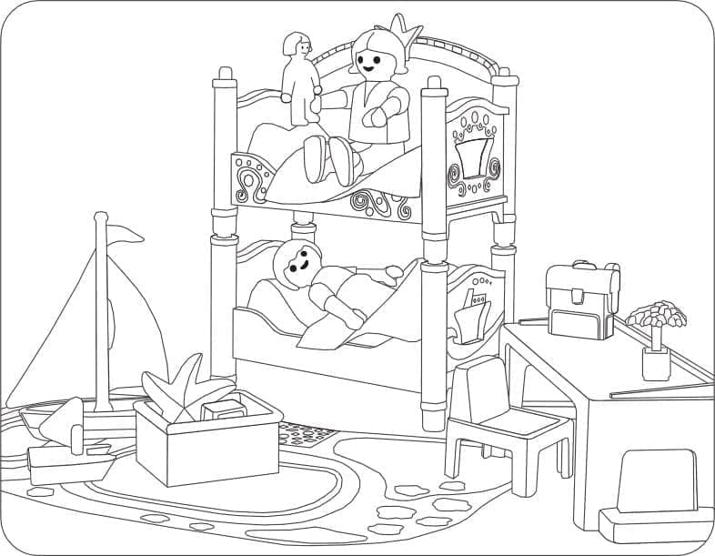 Playmobil Tisknutelné pro Děti omalovánka