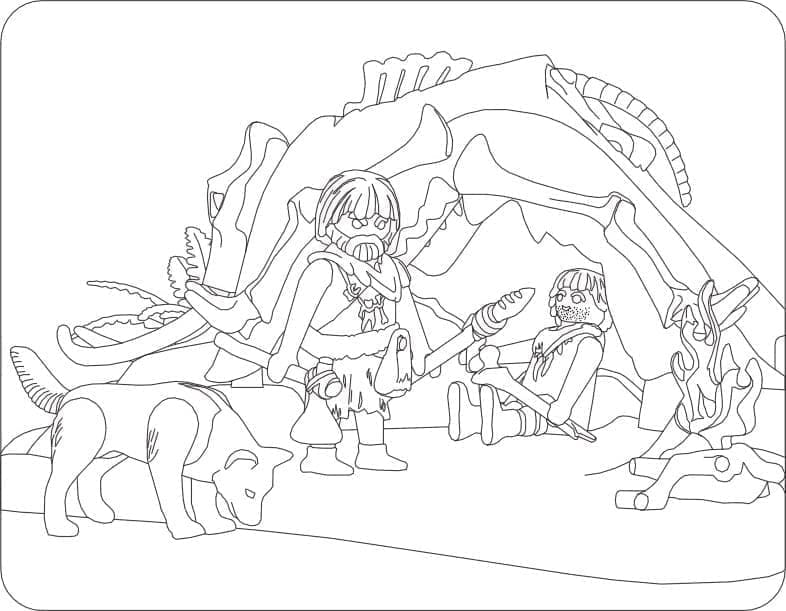 Playmobil pro Děti omalovánka