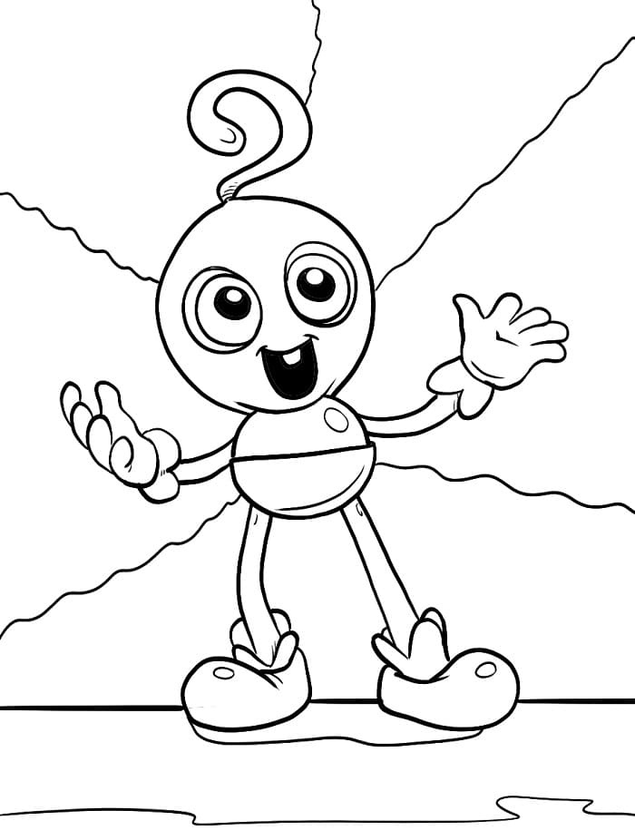 Poppy Playtime (1) omalovánka