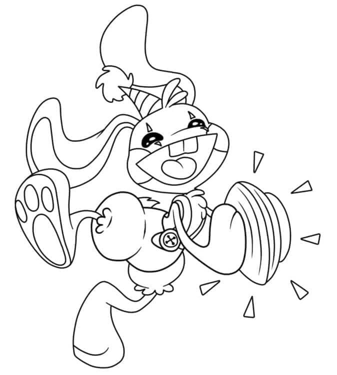 Poppy Playtime Hra omalovánka